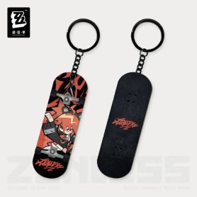 Zenless Zone Zero Ridu Series Belobog Heavy Industries Skateboard Keychain Koleda