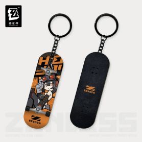 Zenless Zone Zero Ridu Series Belobog Heavy Industries Skateboard Keychain Grace