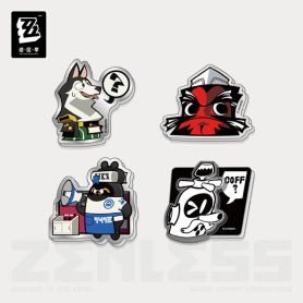 Zenless Zone Zero Noise Reduction Series Acrylic Fridge Magnet Set Urban Style I