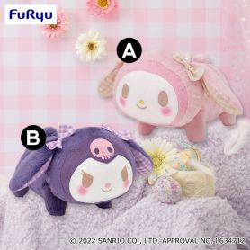 Nakayoshi Kousausa Big Plush - My Melody & Kuromi