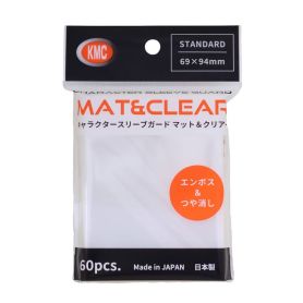 Card Barrier Character Sleeve Guard Matte & Clear (New packaging)