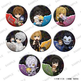 Death Note Kirakira Can Badge Collection With Plush Ver. [BLIND BOX]